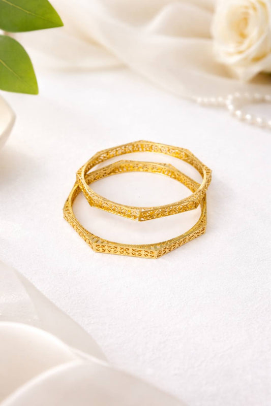Royal Hexa Shine Bangles