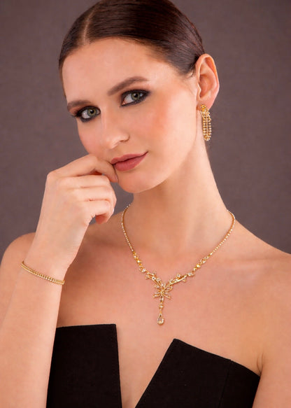 Flora Drop Necklace