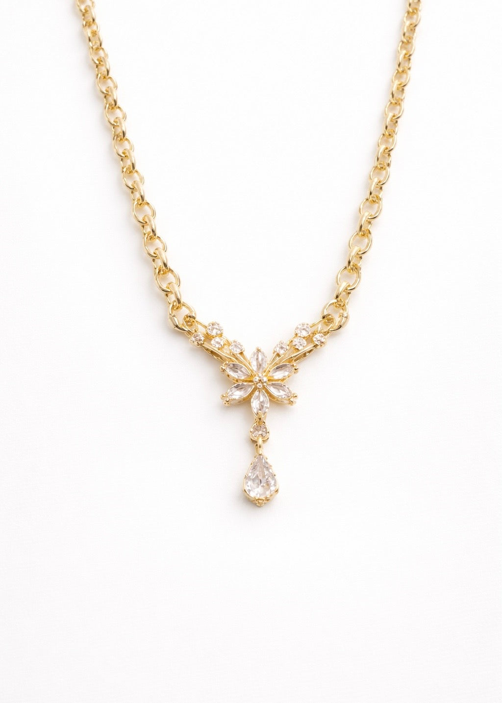 Flora Drop Necklace