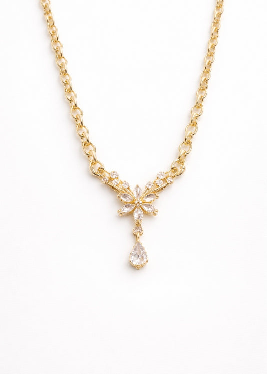 Flora Drop Necklace