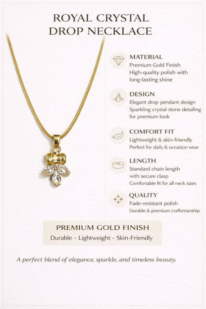 Crystal Drop Necklace