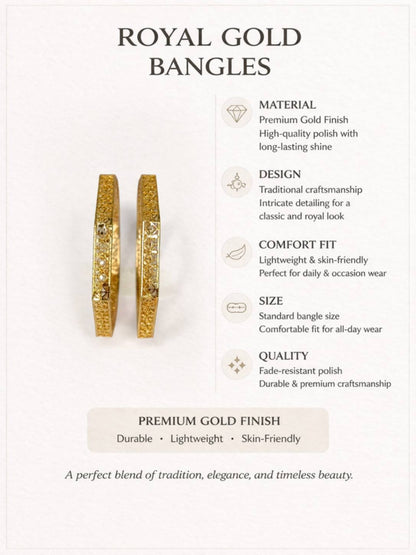 Royal Hexa Shine Bangles