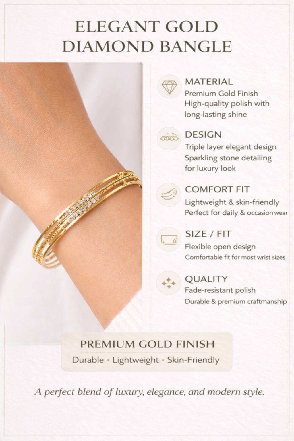 Shehzadi Noor Bangle ( 2 PIECES )